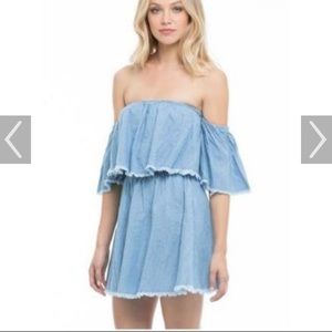 COPY - Elan Off the Shoulder Cover up dress